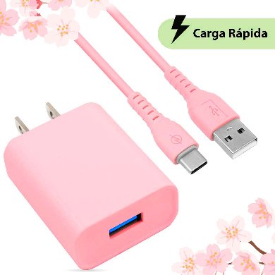 COMBO CARGA RÁPIDA: CARGADOR USB V3.0 + CABLE USB TIPO COMBO CARGA RÁPIDA: CARGADOR USB V3.0 + CABLE USB TIPO